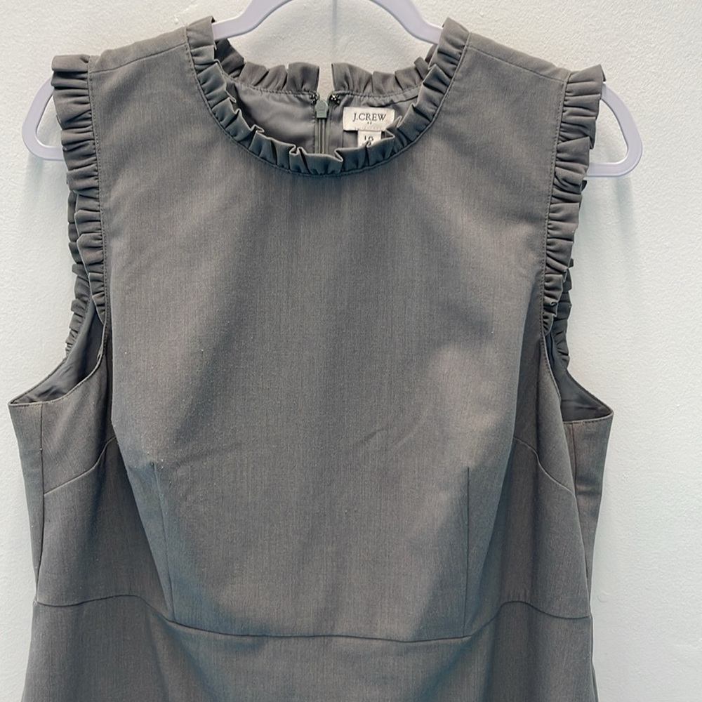 J Crew Ruffle Trim Dress - Picture 2 of 4